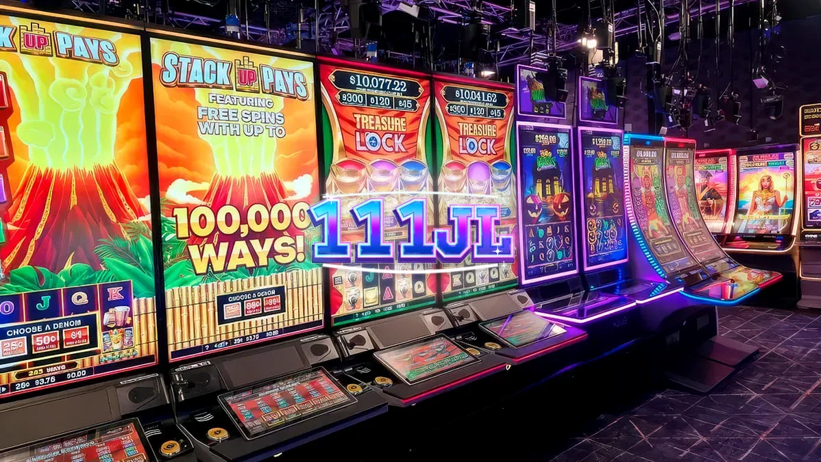Isang digital na representasyon ng live-streamed slot machine sa isang mobile device.